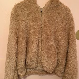super soft and fuzzy jacket.